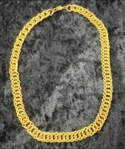 JD Party Big Gold Chain Necklace 1970's