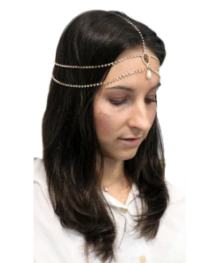 Swedia's 1920's Flapper Rose Gold Head Chain