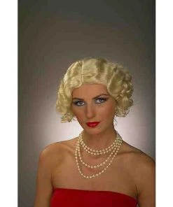 Forum Novelties 1920's 1920s Flapper Finger Waves Wig - Blonde