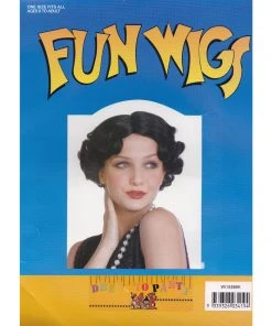 Swedia's 1920's Flapper Wig With Soft Curls