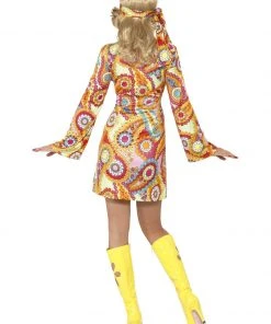 Smiffys Ladiesc 1960's Hippy Chick Costume 5 Smiffys Ladiesc 1960's Hippy Chick Costume