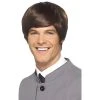 Smiffys 60's Male Mod Wig - Brown