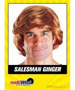 Allen Trading 1970's Mens Ginger Wig