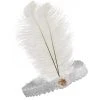 Swedia's 20s Flapper Headband Sequined - White