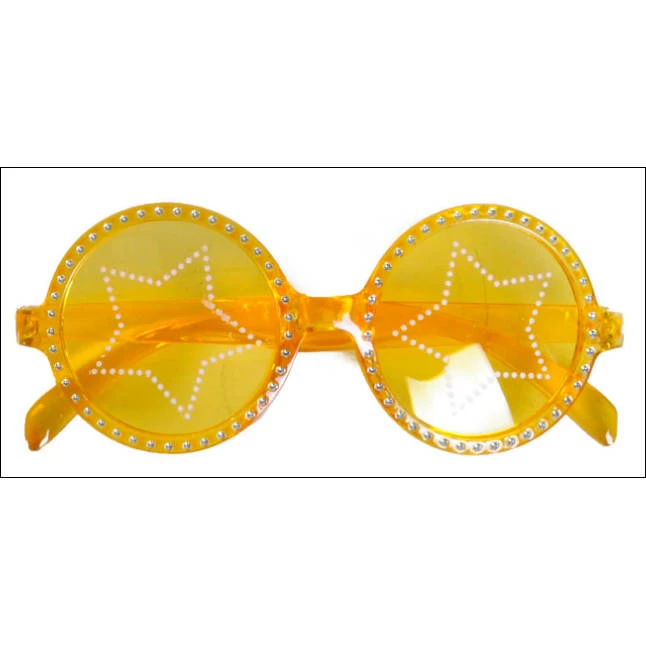 JD Party Glasses Popstar Star - Asst Colors 4 JD Party Glasses Popstar Star - Asst Colors