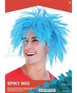 JD Party Blue Spiky Wig