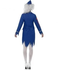 Smiffys Ladies Zombie Air Hostess Costume Ladiesc