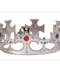 Rubies Hats & Headwear Silver Jeweled Wrap Around Crown - Adult