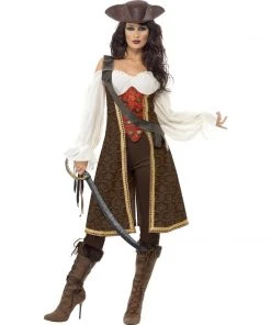 Smiffys Ladiesc High Seas Pirate Wench Ladies Costume