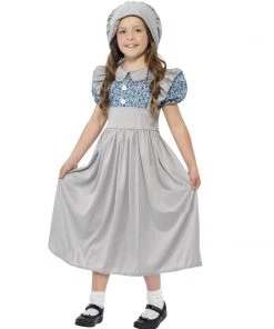 Smiffys Girls Costumes Victorian School Girl