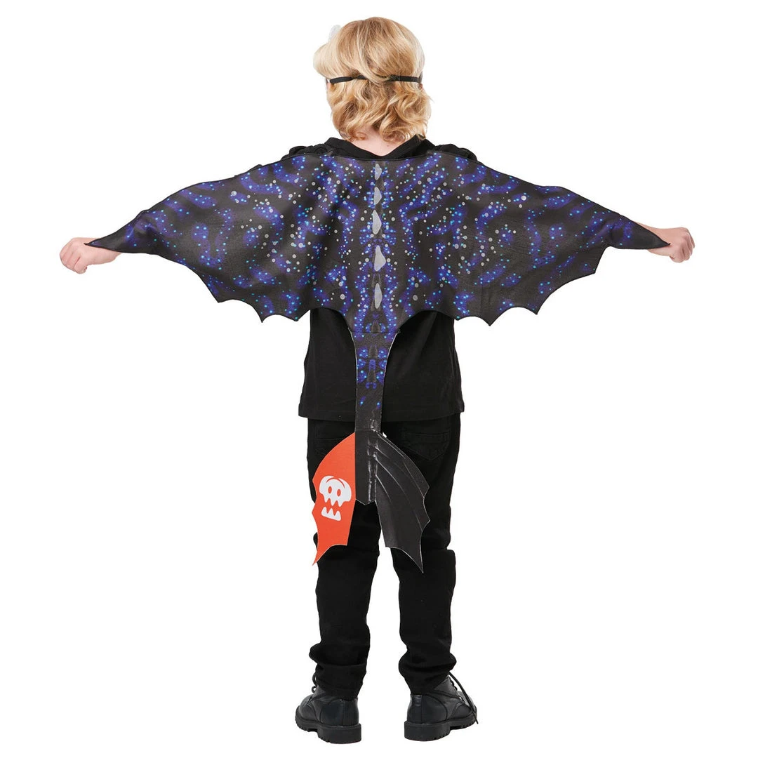 Rubie's Deerfield Toothless Nightfury Glow In The Dark Kit Girls Costumes 2 Rubie's Deerfield Toothless Nightfury Glow In The Dark Kit Girls Costumes