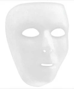 Amscan Full Face Mask White