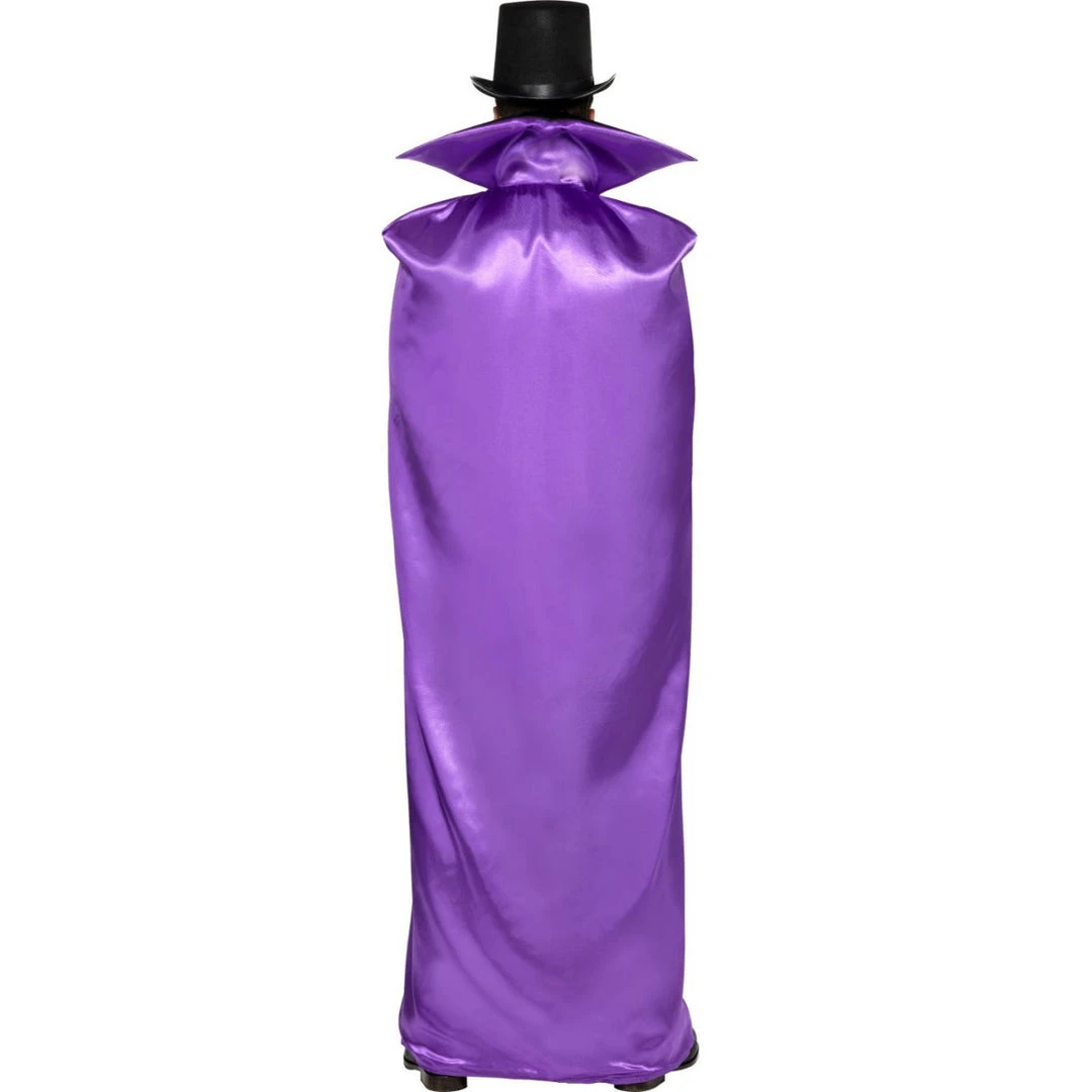 Smiffys Black And Purple Reversible Count Cape 3 Smiffys Black And Purple Reversible Count Cape
