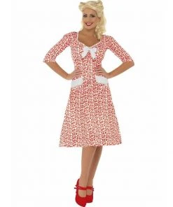 Smiffys 1940s WW2 Sweetheart Costume Ladiesc