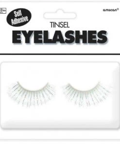 Amscan Eyelashes - Tinsel White
