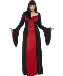 Smiffys Ladies Curve Dark Temptress Costume Ladiesc