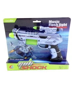 Trademart Space Shock Blaster Gun - Vibration, Lights And Sound