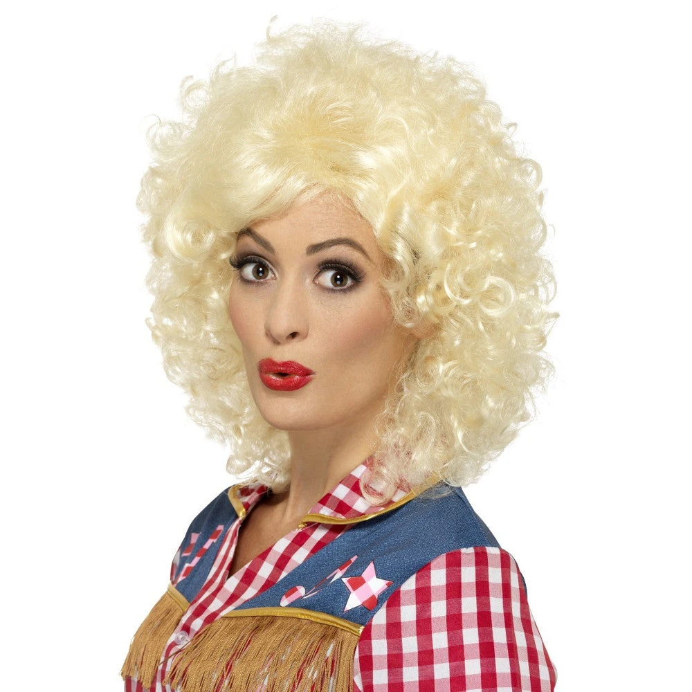 Smiffys Rodeo Doll Wig In Blonde 1 Smiffys Rodeo Doll Wig In Blonde