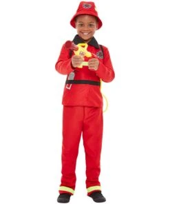 Rubie's Deerfield Red Fire Fighter Boys Costume - Smiffys