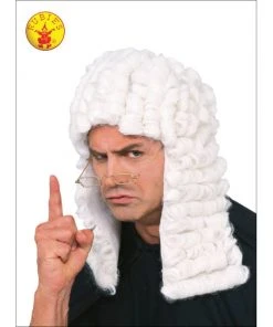 Rubies Judge White Wig