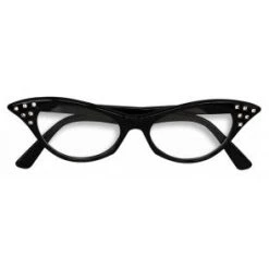 Swedia's 50s Rhinestone Glasses - Black Accessoriesc