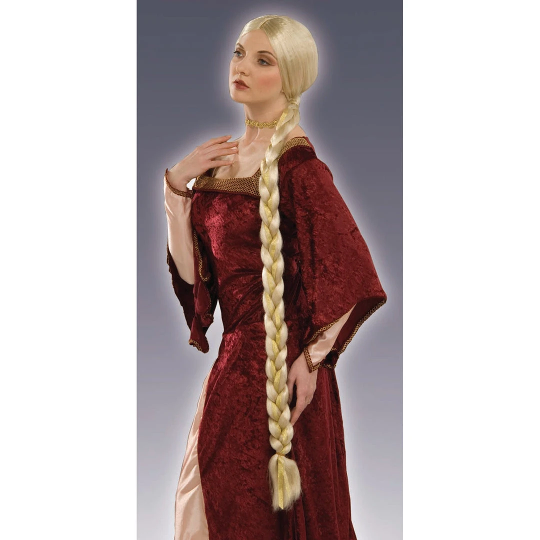 Forum Novelties Long Ladies Braided Blonde Princess Wig Medieval & Historical 1 Forum Novelties Long Ladies Braided Blonde Princess Wig Medieval & Historical