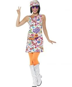 Smiffys 60s Groovy Chick Costume