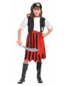 Tomfoolery Pirate Lass Childs Costume Girls Costumes