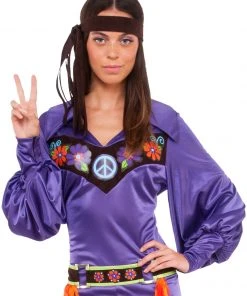 Rubie's Deerfield 70s Babe Hippie Costume-Adult Ladiesc