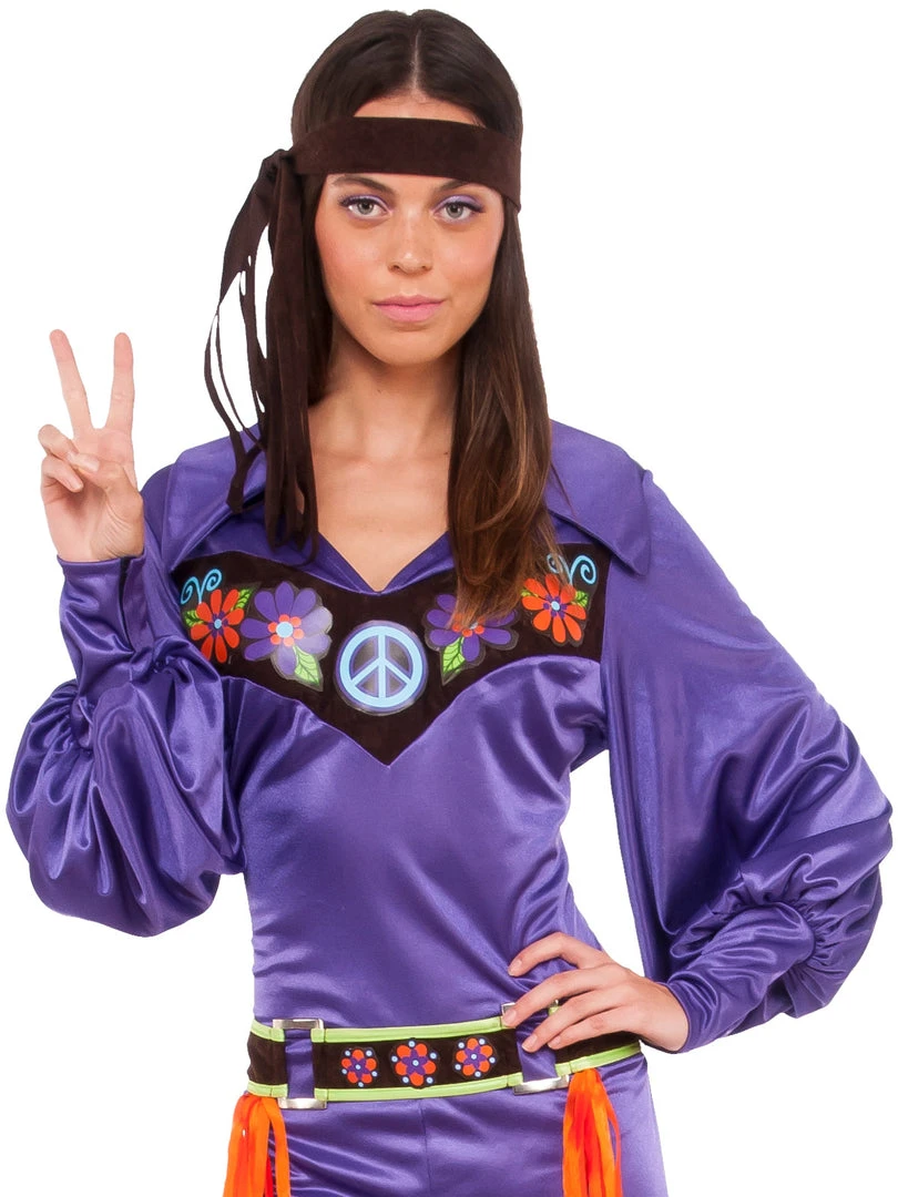 Rubie's Deerfield 70s Babe Hippie Costume-Adult Ladiesc 2 Rubie's Deerfield 70s Babe Hippie Costume-Adult Ladiesc