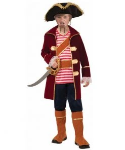 Tomfoolery Captain Pirate Boys Costume