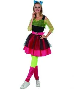 Interalia Group Ladiesc 80s Girl-Adult Costume