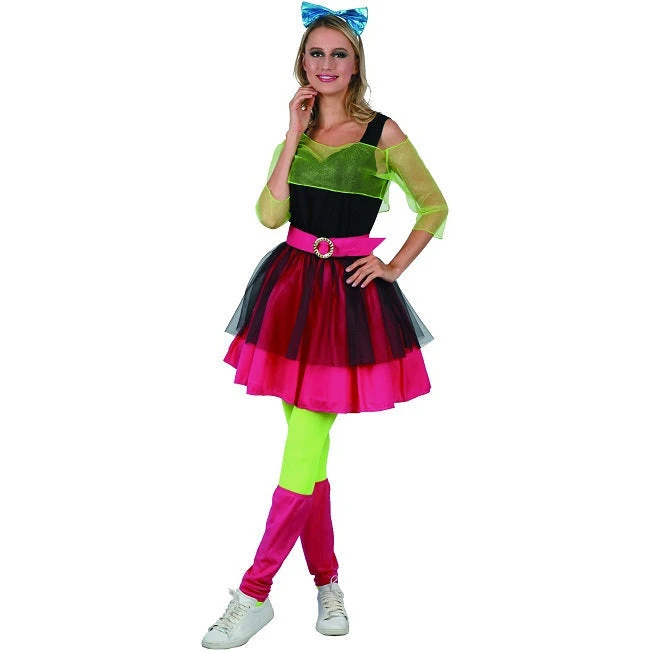 Interalia Group Ladiesc 80s Girl-Adult Costume 1 Interalia Group Ladiesc 80s Girl-Adult Costume