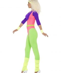Smiffys 80s Work Out Costume Ladiesc