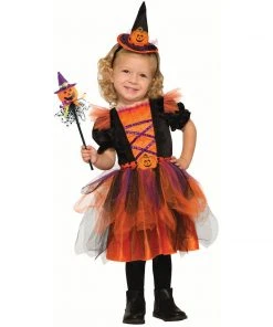 Forum Novelties Girls Costumes Pumpkin Witch - Toddler