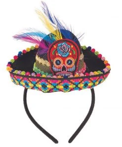 Tomfoolery Mini Day Of The Dead Sombrero Hat