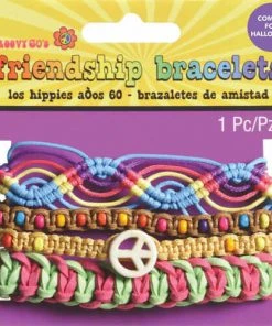 Amscan Groovy 60s Friendship Bracelets - 3 Pack Jewellery