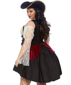 Tomfoolery Ladiesc Wicked Wench Ladies Plus Costume - Leg Avenue