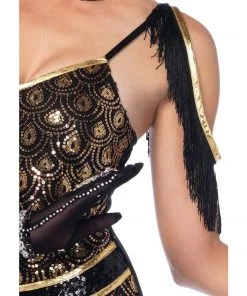 Tomfoolery Speakeasy Sweetie Sequin Flapper - Leg Avenue