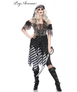 Tomfoolery Ghost Pirate Lady Costume - Leg Avenue
