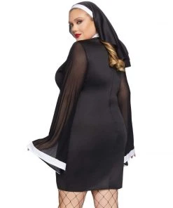 Tomfoolery Ladies Plus Twisted Sister Leg Avenue Costume