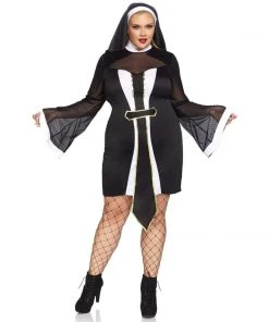 Tomfoolery Ladies Plus Twisted Sister Leg Avenue Costume