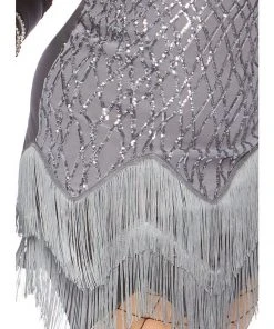 Tomfoolery Roaring Roxy Flapper Plus Ladies Costume By Leg Avenue Ladiesc