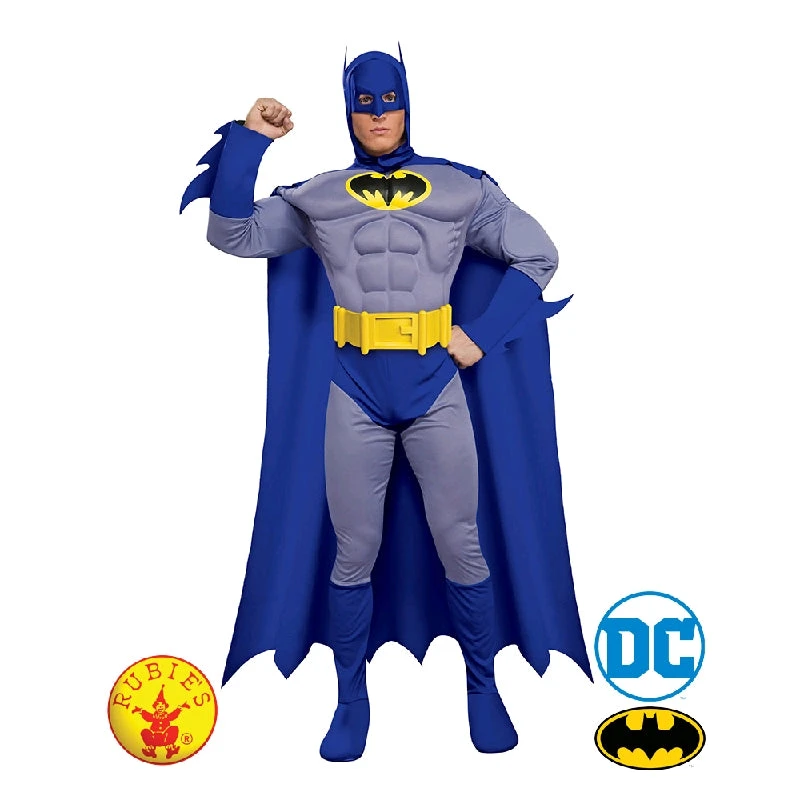 Rubie's Deerfield Mensc Deluxe Batman W/Muscle Chest - Adult 1 Rubie's Deerfield Mensc Deluxe Batman W/Muscle Chest - Adult
