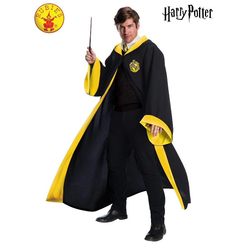 Rubie's Deerfield Adult Hufflepuff Classic Robe 1 Rubie's Deerfield Adult Hufflepuff Classic Robe