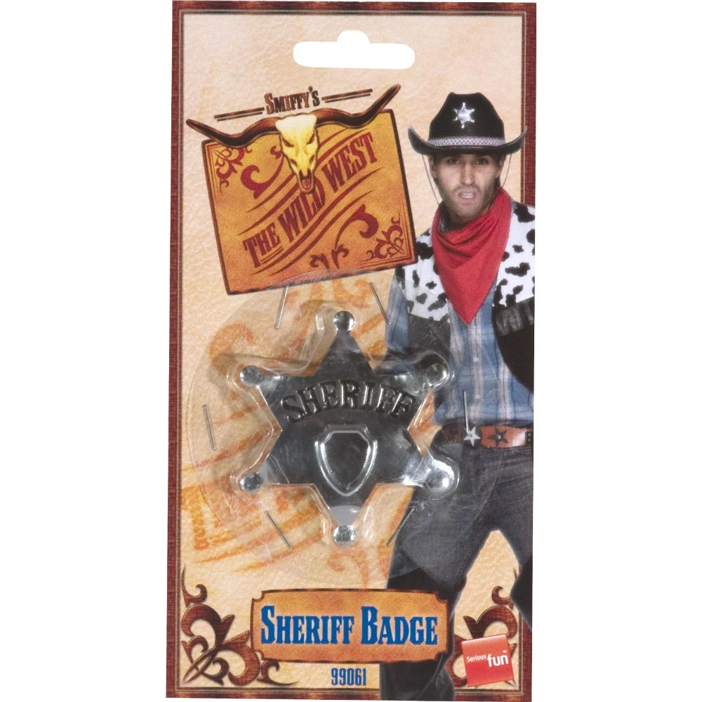 Smiffys Sheriff Star Badge Accessoriesc 1 Smiffys Sheriff Star Badge Accessoriesc