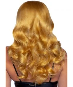 Tomfoolery 24" Misfit Long Wavy Wig With Fringe - Dark Golden Blonde Wigsc