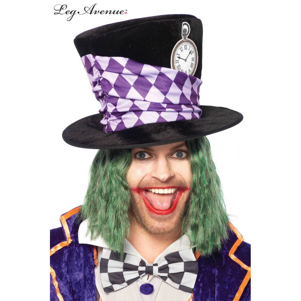 Tomfoolery Leg Avenue Mad Hatter Hat 1 Tomfoolery Leg Avenue Mad Hatter Hat