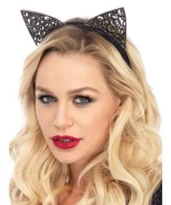 Tomfoolery Animals Filigree Cat Ears - Leg Avenue