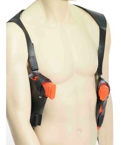 Forum Novelties Double Detective Holster & Guns